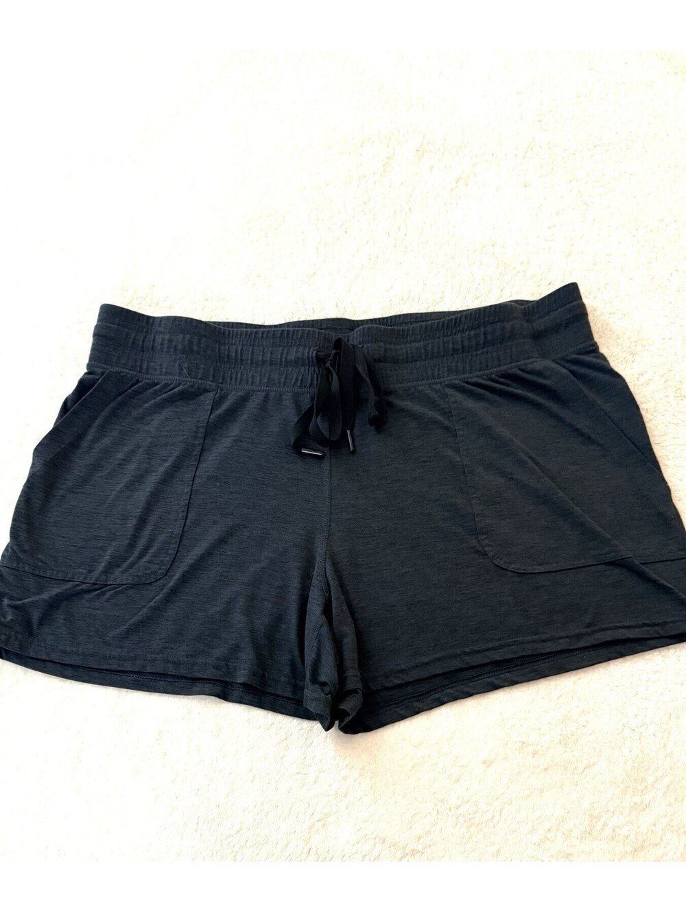 Amazon Essentials Women’s XL Navy Active Shorts Drawstring Stretch Pockets
